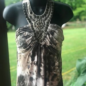 Boho Tie Neck Top